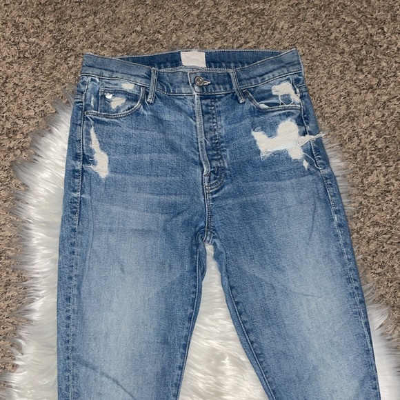 Candice x Mother The Stunner in Hijacking The Runway Jeans - Picture 5 of 13